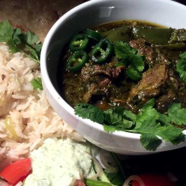 Saag gosht: Lam i het spinatcurry fra Punjab